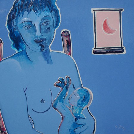 Maternité à la lune 